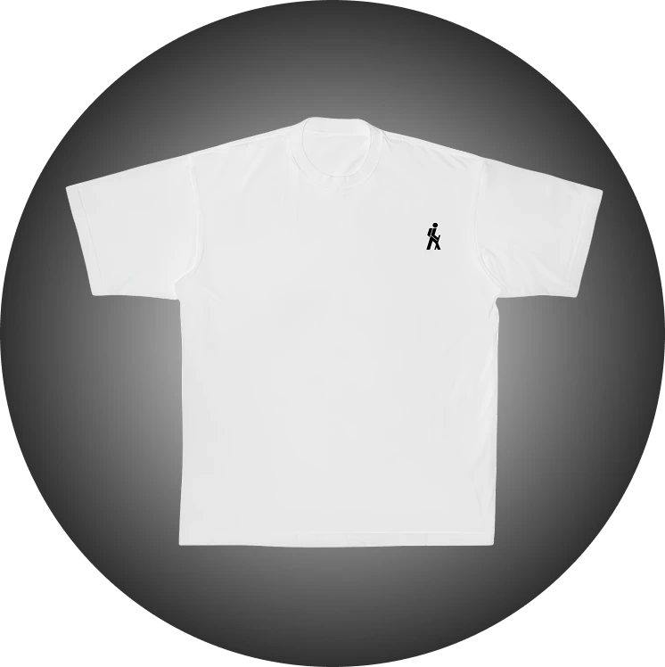 Футболка белая &quot;Путник. След&quot;