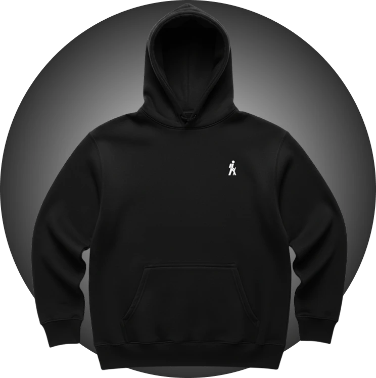 Худи черное &quot;Путник&quot;